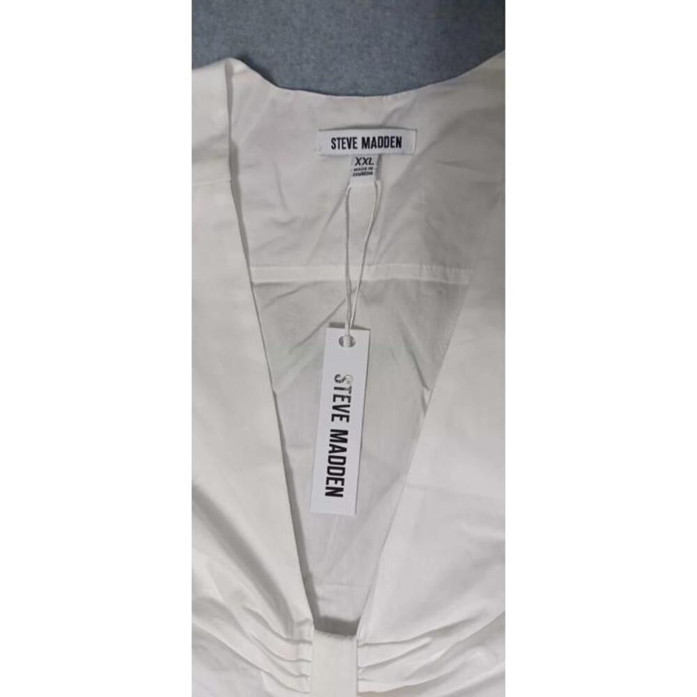 NWT! Steve Madden Dress Womens Size XXL White Flowy Cottagecore Homestead - Picture 2 of 12